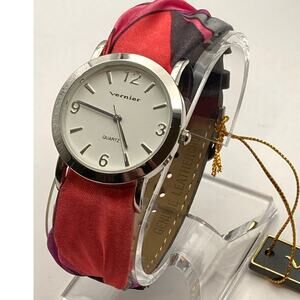 Vernier 7 West Women's Watch 32mm - New Battery - Adjustable Cloth Leather Band